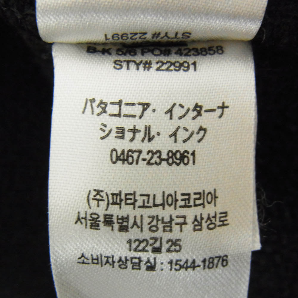 patagonia パタゴニア 22AW 22991 SYNCHILLA JACKET シンチラ ジャケット フリース ブラック系 M【中古】