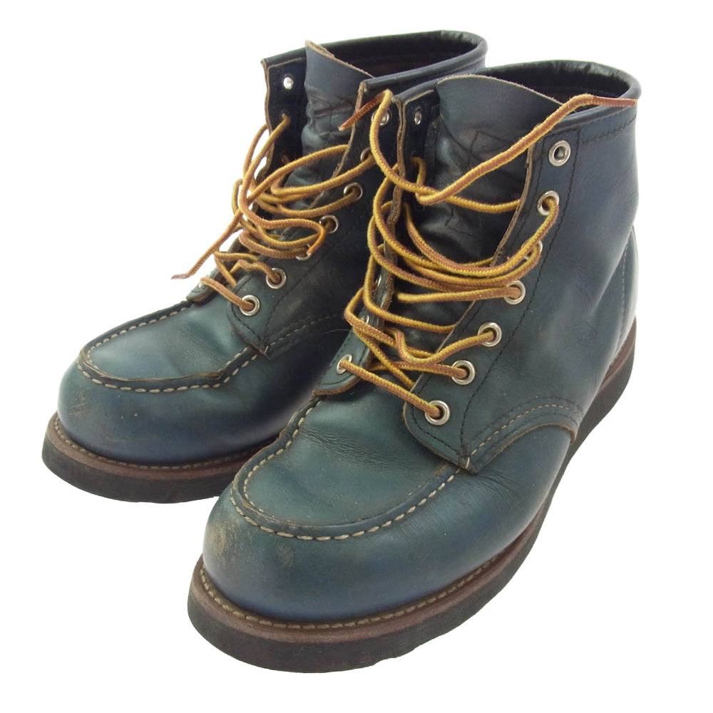 RED WING レッドウィング 8853 14年製 アイリッシュセッター レザー ブーツ グリーン系 25.5cm【中古】