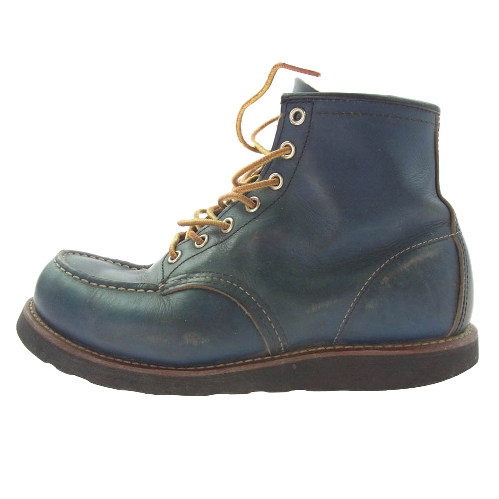 RED WING レッドウィング 8853 14年製 アイリッシュセッター レザー ブーツ グリーン系 25.5cm【中古】