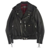 schott ショット 7821950020 528US COW NEW NAKED D-POCKET RIDERS ニューネイキッド レザー ダブルライダース ジャケット ブラック系 36【中古】
