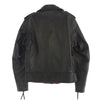 schott ショット 7821950020 528US COW NEW NAKED D-POCKET RIDERS ニューネイキッド レザー ダブルライダース ジャケット ブラック系 36【中古】
