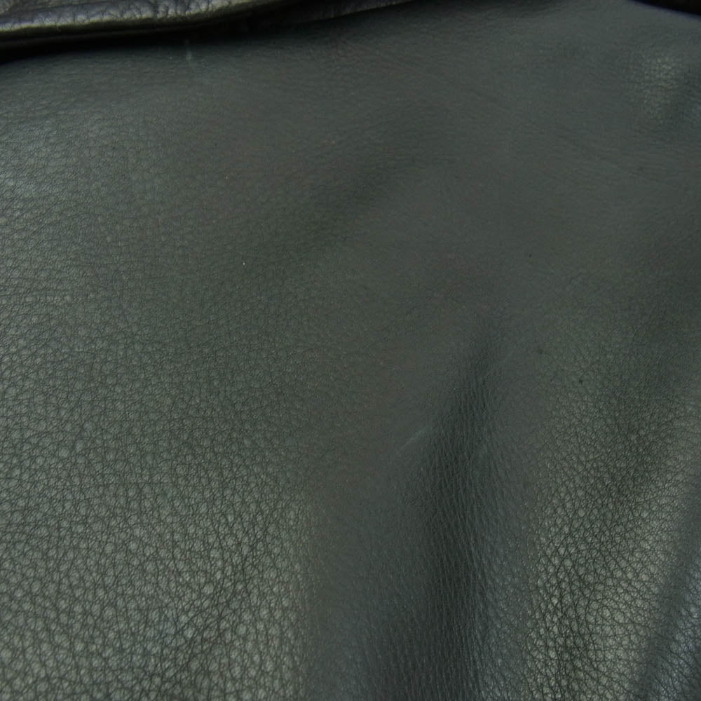 schott ショット 7821950020 528US COW NEW NAKED D-POCKET RIDERS ニューネイキッド レザー ダブルライダース ジャケット ブラック系 36【中古】