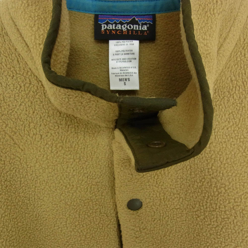 patagonia パタゴニア 12AW 25450 シンチラ スナップT プルオーバー ブラウン系 S【中古】