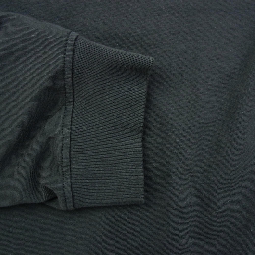 Supreme シュプリーム 24SS Embroidered Collar L/S Top Black エンブロイダード カラー ロング スリーブ トップ ブラック ブラック系 L【中古】