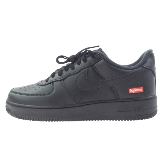 Supreme シュプリーム CU9225-001 Nike Air Force 1 Low Black ナイキ エアフォース1 ロー ブラック ブラック系 27.5cm【新古品】【未使用】【中古】