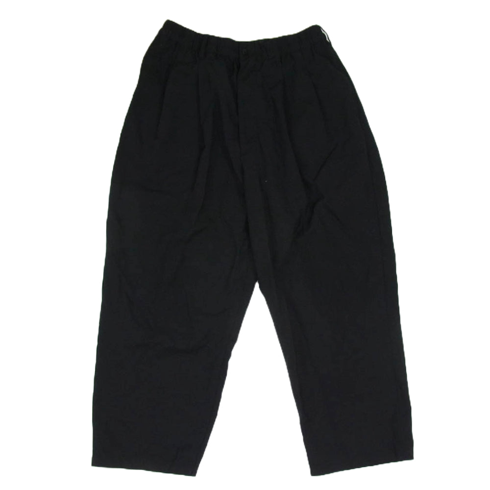 COOTIE クーティー ドローコード付き ゴム ウエスト ストレッチ パンツ ブラック系 S【中古】