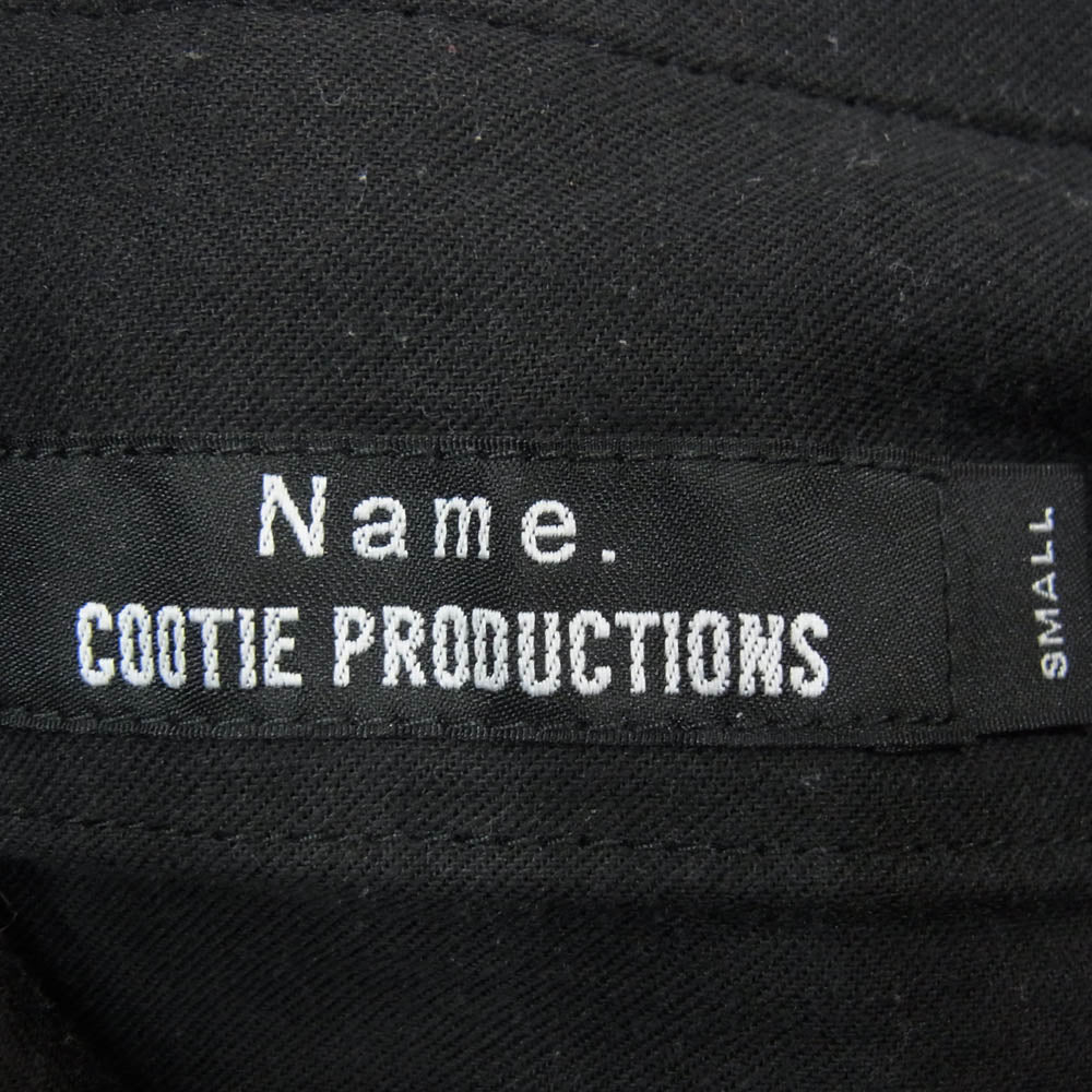 COOTIE クーティー ドローコード付き ゴム ウエスト ストレッチ パンツ ブラック系 S【中古】