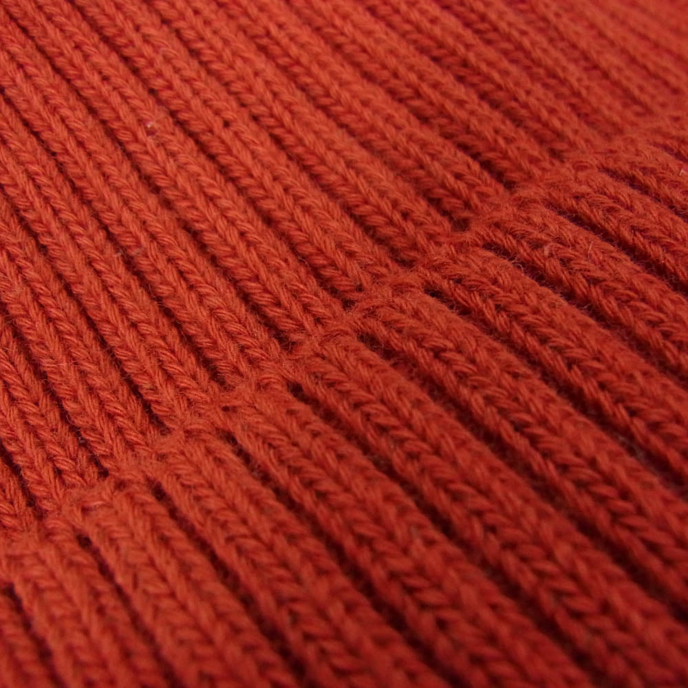 COOTIE クーティー Beanie リブ ビーニー ニット キャップ レッド系【中古】