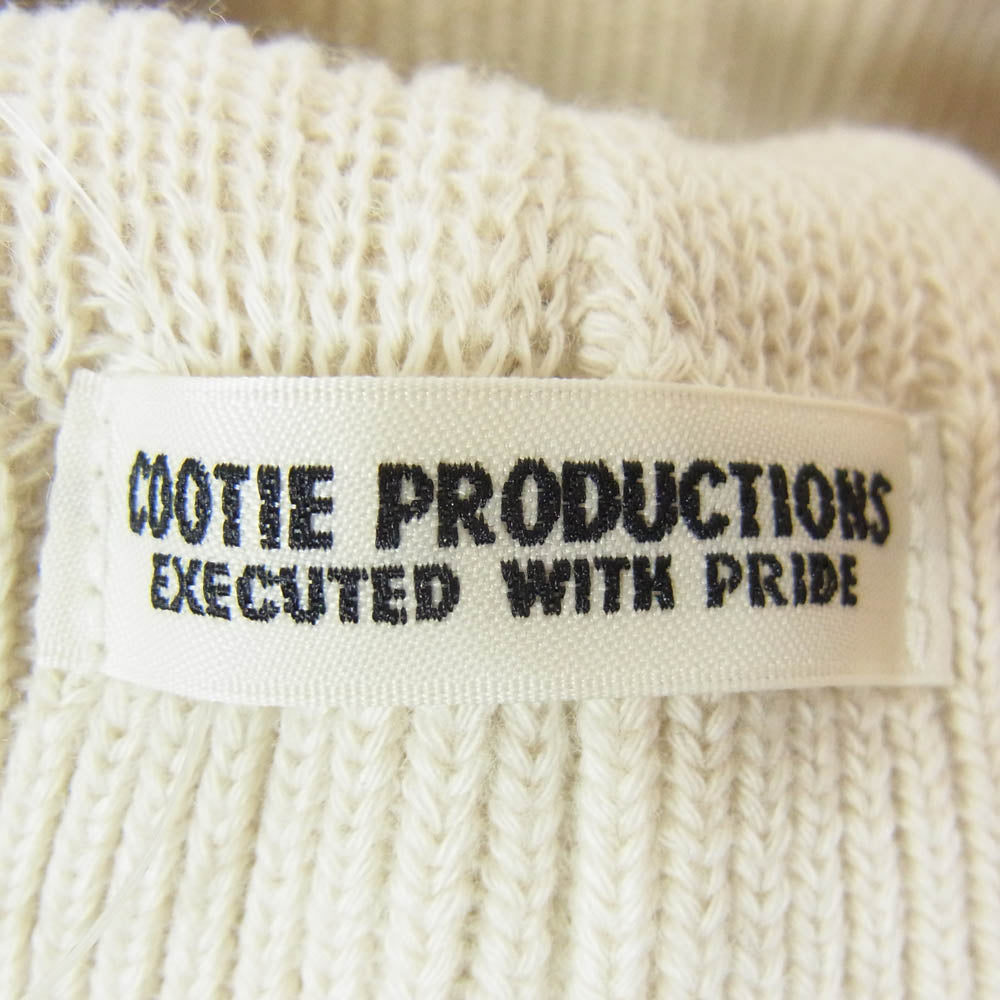 COOTIE クーティー 19SS CTE-19S501 Cuffed Beanie カフ ビーニー ニット キャップ オフホワイト系【中古】
