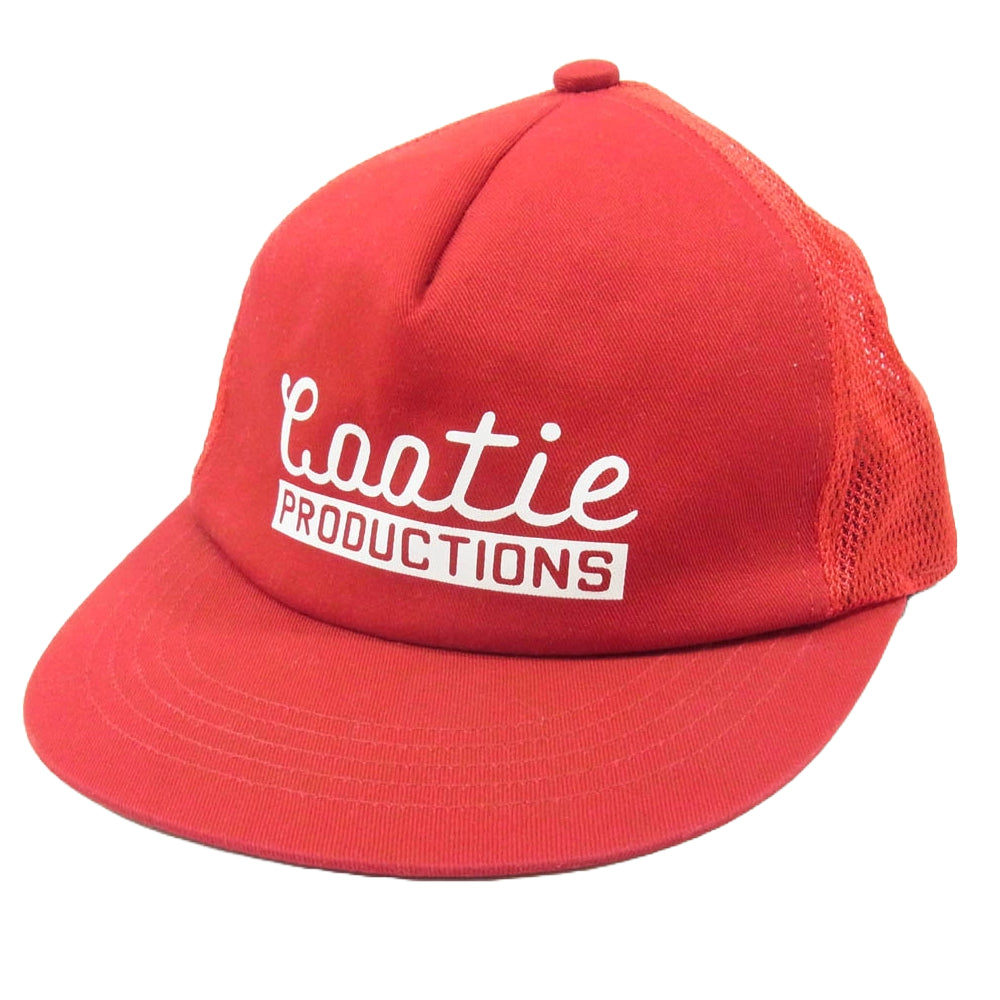 COOTIE クーティー 18SS CTE-18S507 Twill 5 Panel Mesh Cap メッシュ キャップ レッド系【中古】