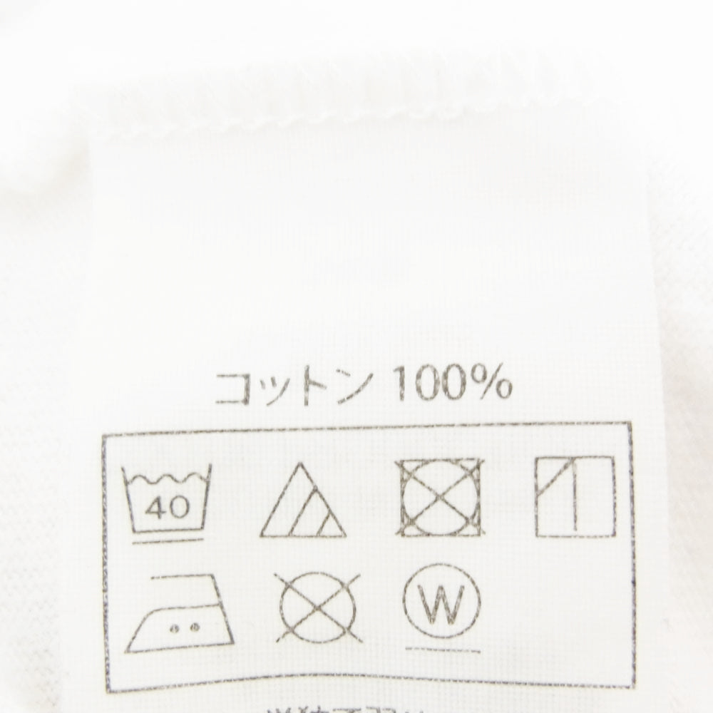 COOTIE クーティー Print L/S Tee ロゴ プリント ロング スリーブ Tシャツ ホワイト系 M【中古】