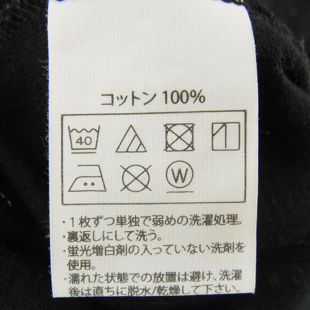 COOTIE クーティー Print L/S Tee ロゴ プリント ロング スリーブ Tシャツ ブラック系 M【中古】