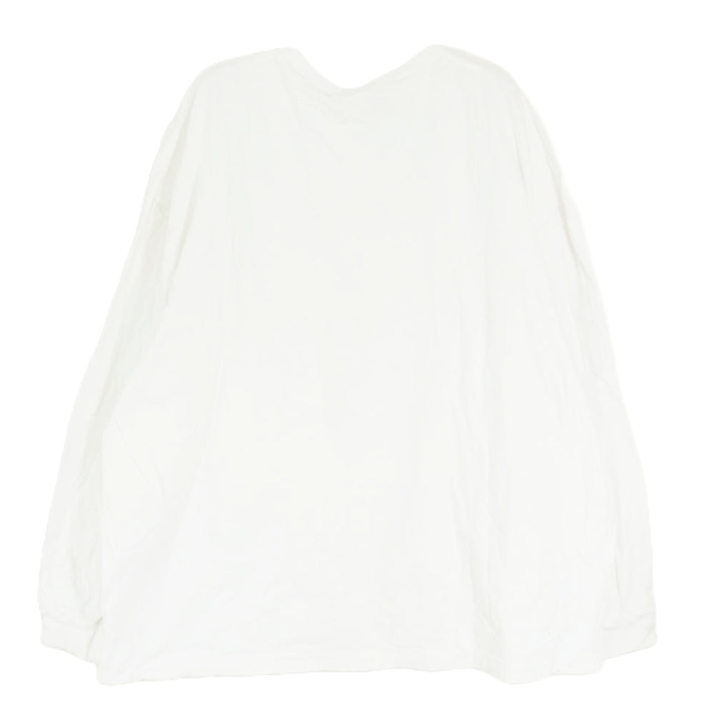 COOTIE クーティー 19AW Print L/S Tee マイライフマイルールス プリント ロングスリーブ Tシャツ ホワイト系 M【中古】