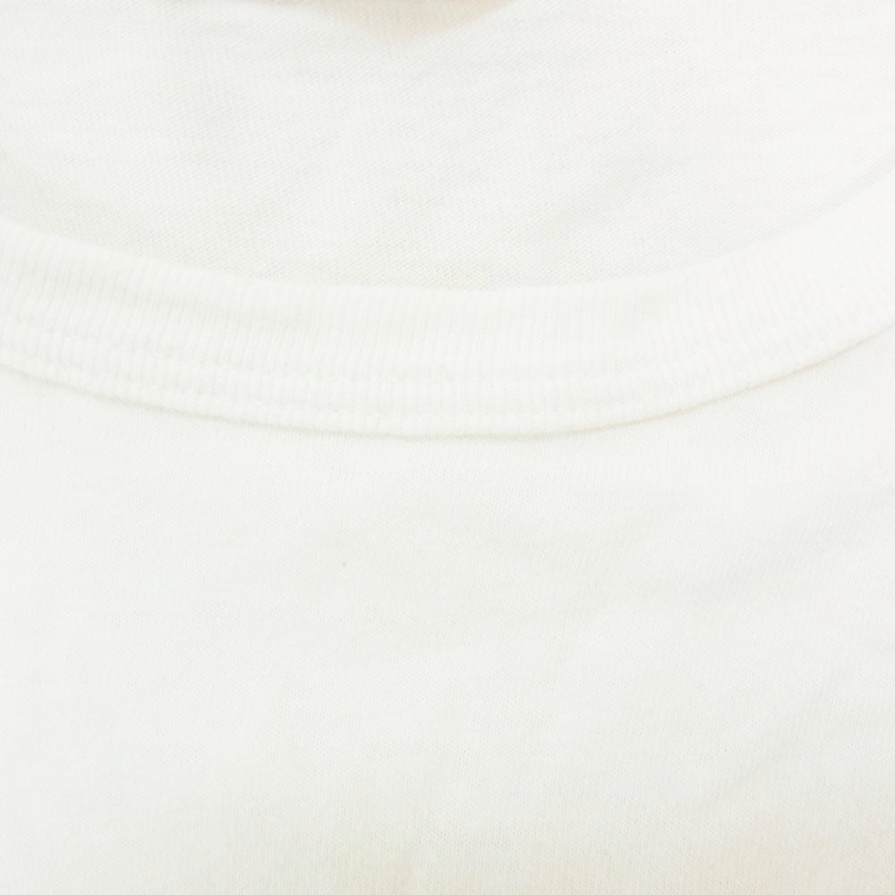 COOTIE クーティー 19AW Print L/S Tee マイライフマイルールス プリント ロングスリーブ Tシャツ ホワイト系 M【中古】