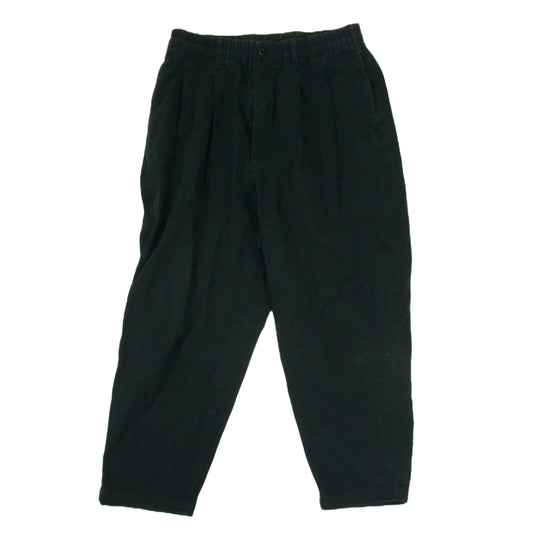COOTIE クーティー 19AW CTE-19A106 Rough Twill 2 Tuck Tapered Easy Pants 2タック イージー テーパード パンツ ブラック系 S【中古】