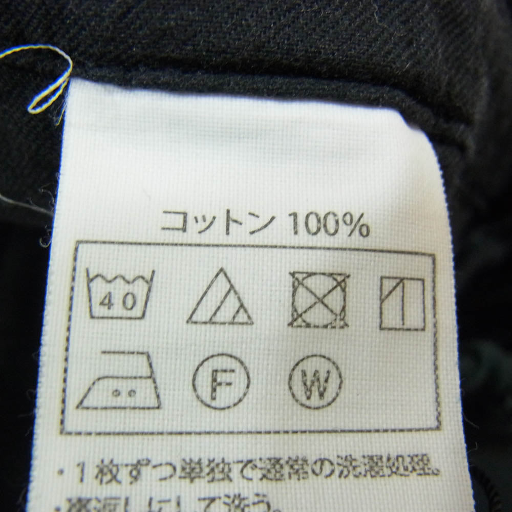 COOTIE クーティー 19AW CTE-19A106 Rough Twill 2 Tuck Tapered Easy Pants 2タック イージー テーパード パンツ ブラック系 S【中古】