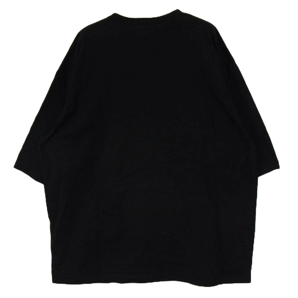 COOTIE クーティー 23SS CTE-23S336 Embroidery Oversized S/S Tee 刺繍 オーバーサイズ 半袖 Tシャツ ブラック系 M【中古】