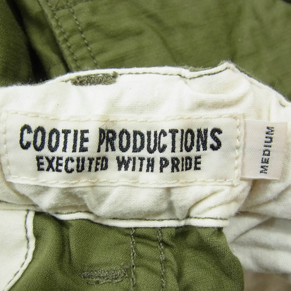 COOTIE クーティー 22SS CTE-22S111 Back Satin Error Fit Utility Easy Pants ミリタリー パンツ カーキ系 M【中古】