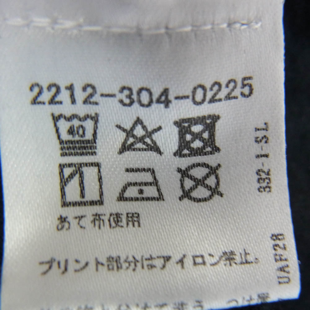 CHROME HEARTS クロムハーツ（原本無） Neck Logo L/S Tee ネックロゴ アームプリント ロングスリーブ カットソー 長袖 ブラック系 M【中古】