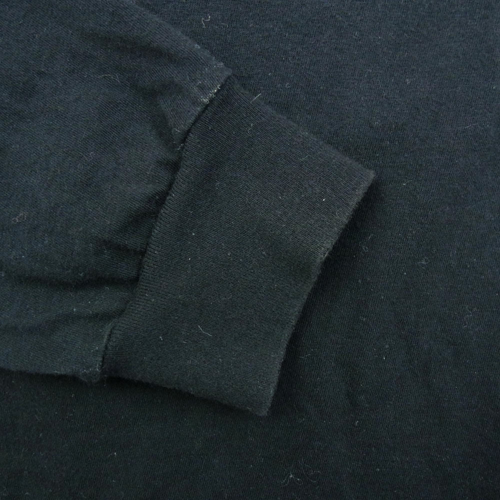 CHROME HEARTS クロムハーツ（原本無） Neck Logo L/S Tee ネックロゴ アームプリント ロングスリーブ カットソー 長袖 ブラック系 M【中古】