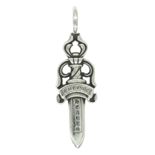 CHROME HEARTS クロムハーツ（原本有） DOUBLE DAGGE ダブルダガー ペンダントトップ シルバー系【中古】
