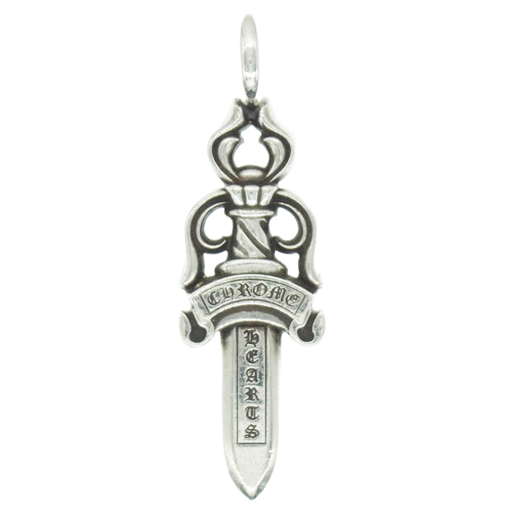 CHROME HEARTS クロムハーツ（原本有） DOUBLE DAGGE ダブルダガー ペンダントトップ シルバー系【中古】