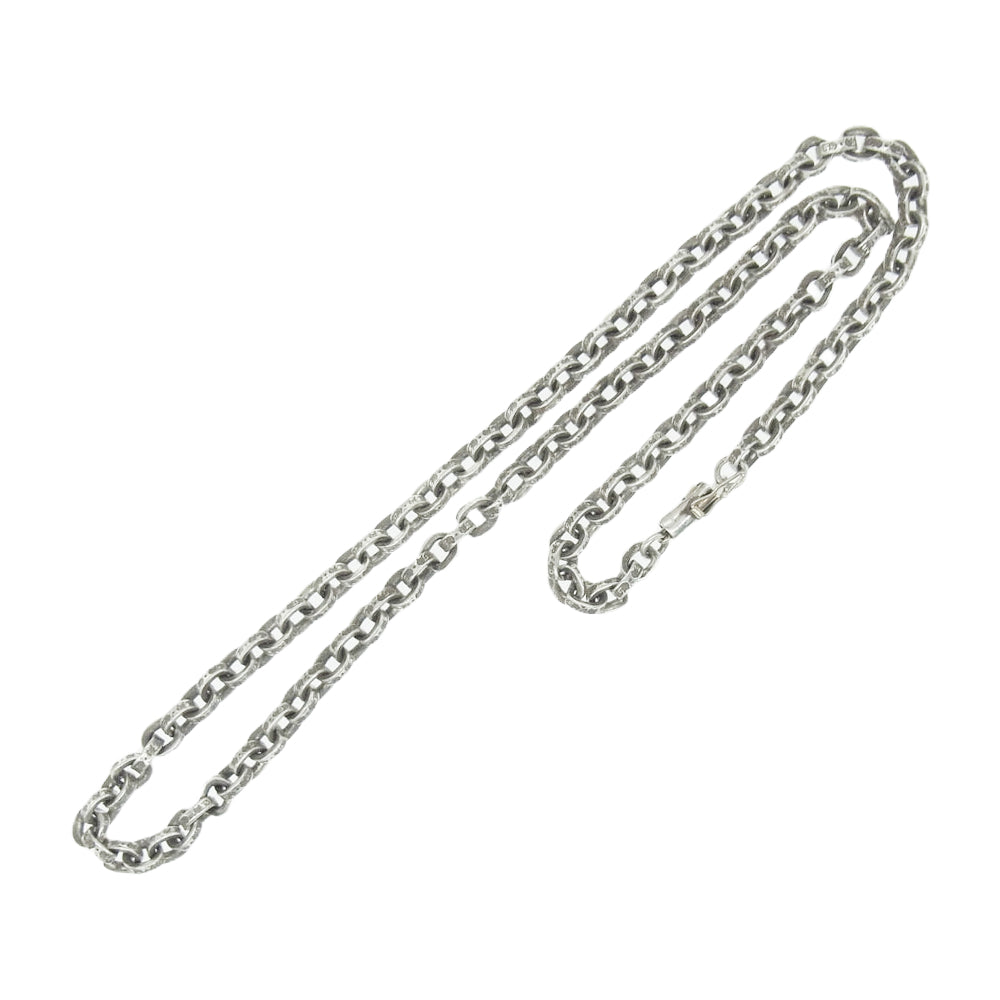 CHROME HEARTS クロムハーツ（原本無） PAPER CHAIN 18inch ペーパーチェーン ネックレス チェーン 18インチ シルバー系【中古】