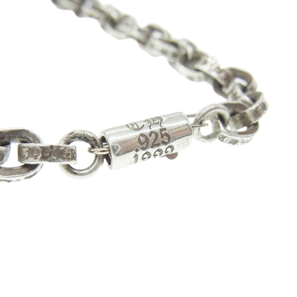 CHROME HEARTS クロムハーツ（原本無） PAPER CHAIN 18inch ペーパーチェーン ネックレス チェーン 18インチ シルバー系【中古】