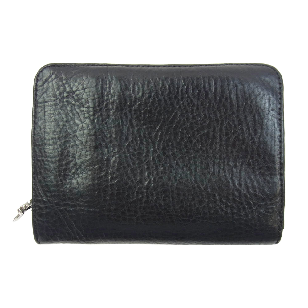 CHROME HEARTS クロムハーツ（原本有） JOEY ジョーイ レザーウォレット 2つ折り財布 ブラック系【中古】