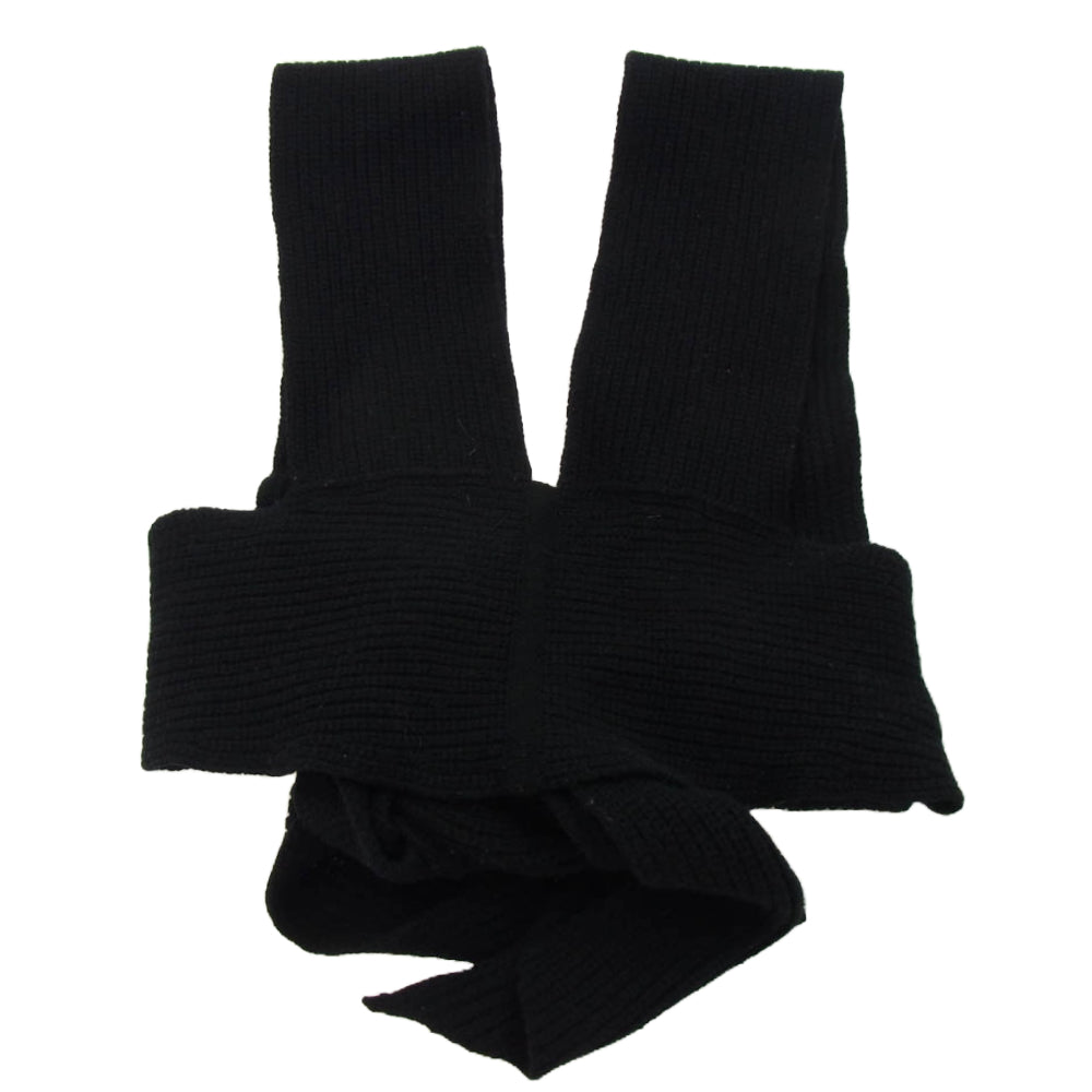 タン 18AW TN18AW003 日本製 LAMBS CAMISOLE ラムズ キャミソール ニット ビスチェ ブラック系 F【中古】
