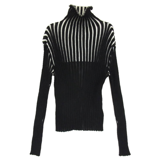 PLEATS PLEASE プリーツプリーズ イッセイミヤケ PP83-KK761 プリーツ加工 タートルネック リブ ニット ブラック系 3【中古】