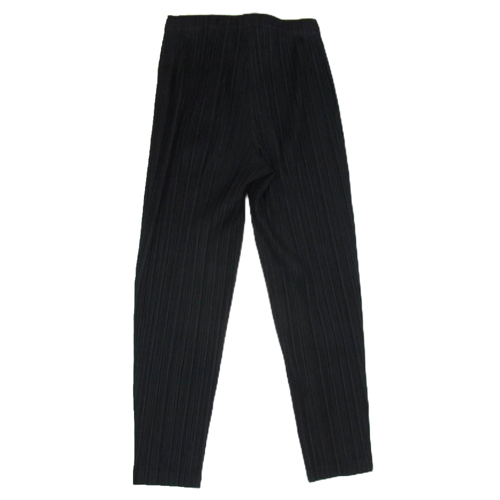 PLEATS PLEASE プリーツプリーズ イッセイミヤケ PP83-JF431 プリーツ加工 ストレート ロング パンツ ブラック系 2【中古】