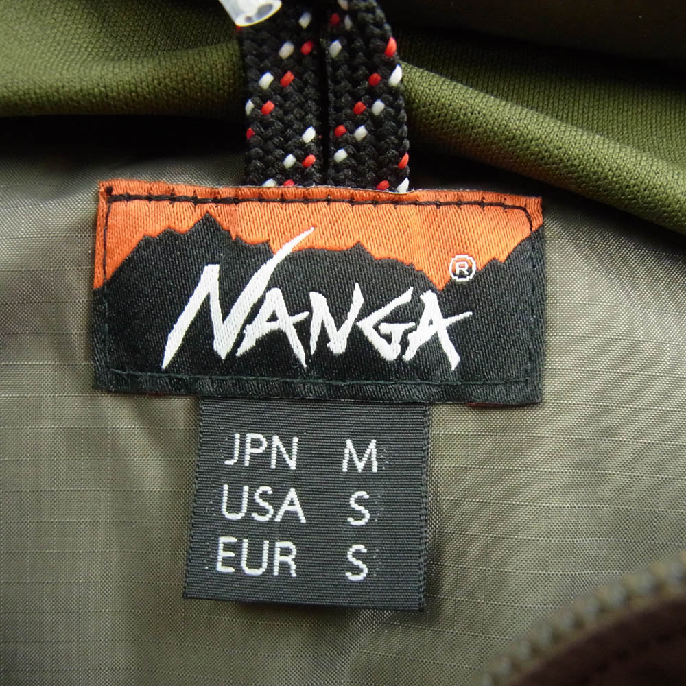 NANGA ナンガ ND2441-1A001-A AURORA TEX DOWN JACKET オーロラ テック ダウンジャケット カーキ系 M【美品】【中古】