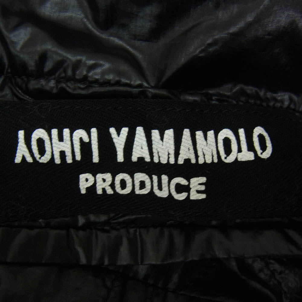 Yohji Yamamoto POUR HOMME ヨウジヤマモトプールオム 21AW HX-Y03-805 ダブルジップ 中綿 フーデッド ナイロンジャケット ブラック系 2【中古】