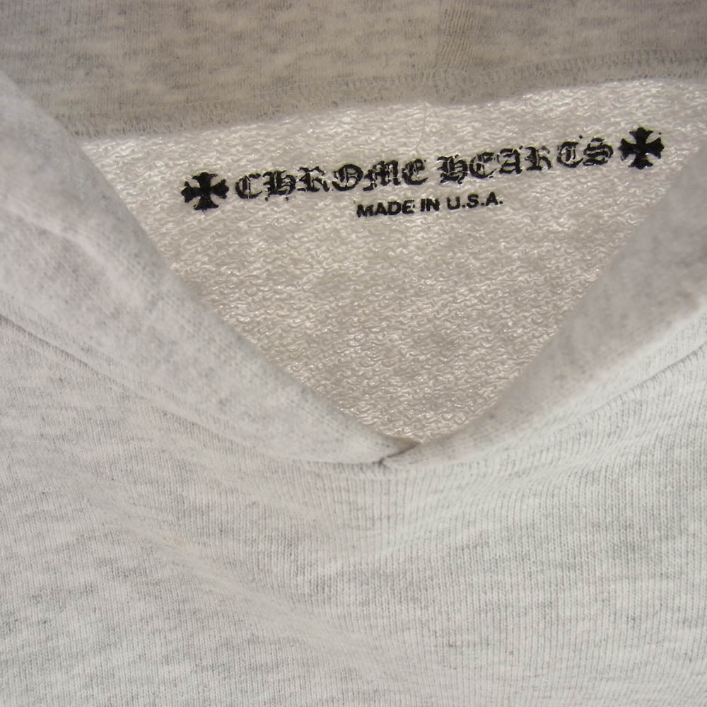 CHROME HEARTS クロムハーツ（原本無） 21SS × MATTY BOY PPO BRAIN HD PLVR マッティボーイ ブレイン プルオーバー フーディ パーカー グレー系 M【中古】