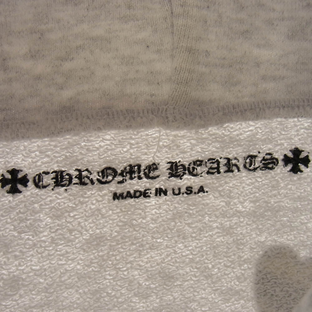 CHROME HEARTS クロムハーツ（原本無） 21SS × MATTY BOY PPO BRAIN HD PLVR マッティボーイ ブレイン プルオーバー フーディ パーカー グレー系 M【中古】