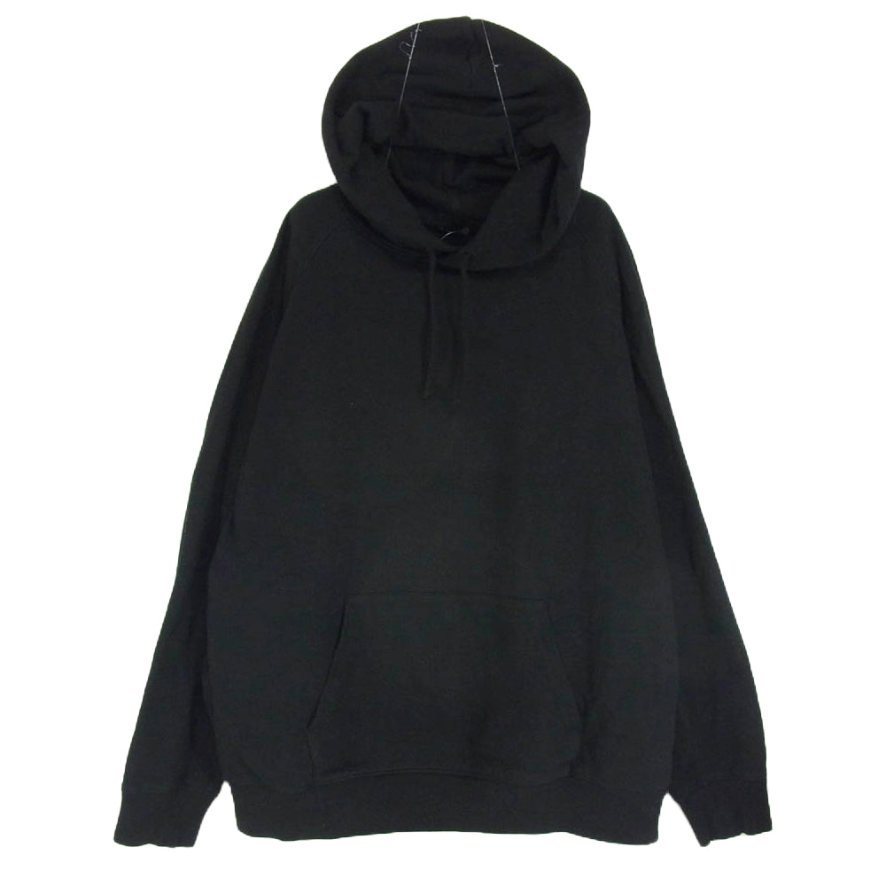 COMOLI コモリ 18SS M01-05002 インレイ起毛 スウェット パーカー ブラック系 3【中古】