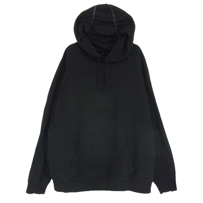 COMOLI コモリ 18SS M01-05002 インレイ起毛 スウェット パーカー ブラック系 3【中古】