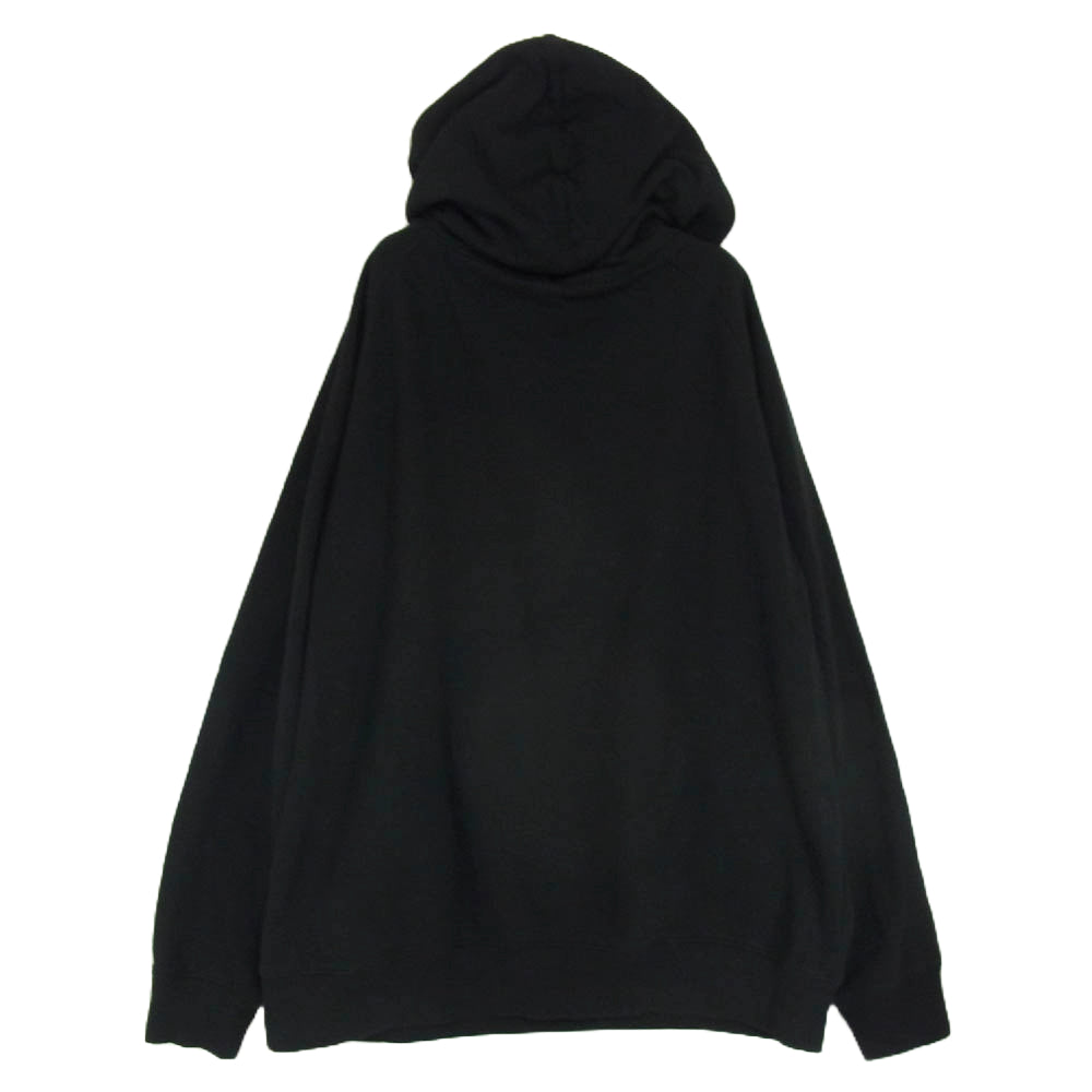 COMOLI コモリ 18SS M01-05002 インレイ起毛 スウェット パーカー ブラック系 3【中古】