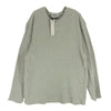 FEAR OF GOD フィアオブゴッド ESSENTIALS エッセンシャルズ THERMAL HENLEY サーマル ヘンリーネック ロングスリーブ カットソー グレー系 L【中古】