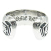 CHROME HEARTS クロムハーツ（原本無） SM SCROLL LABEL  スモール スクロールラベル リング シルバー系 約16号【中古】
