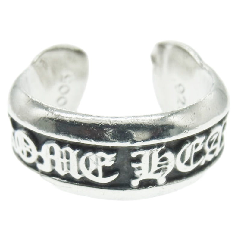 CHROME HEARTS クロムハーツ（原本無） SM SCROLL LABEL  スモール スクロールラベル リング シルバー系 約16号【中古】