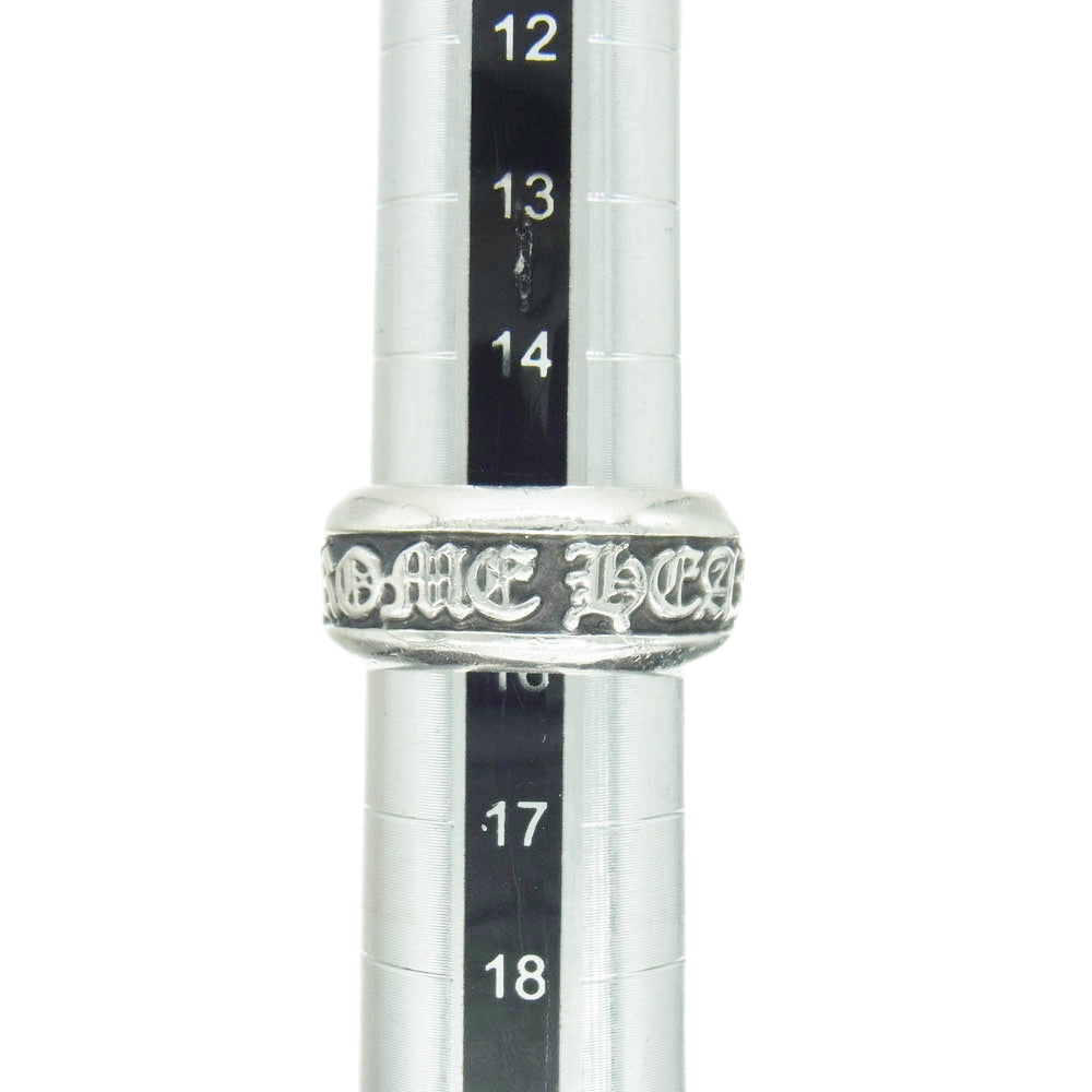 CHROME HEARTS クロムハーツ（原本無） SM SCROLL LABEL  スモール スクロールラベル リング シルバー系 約16号【中古】