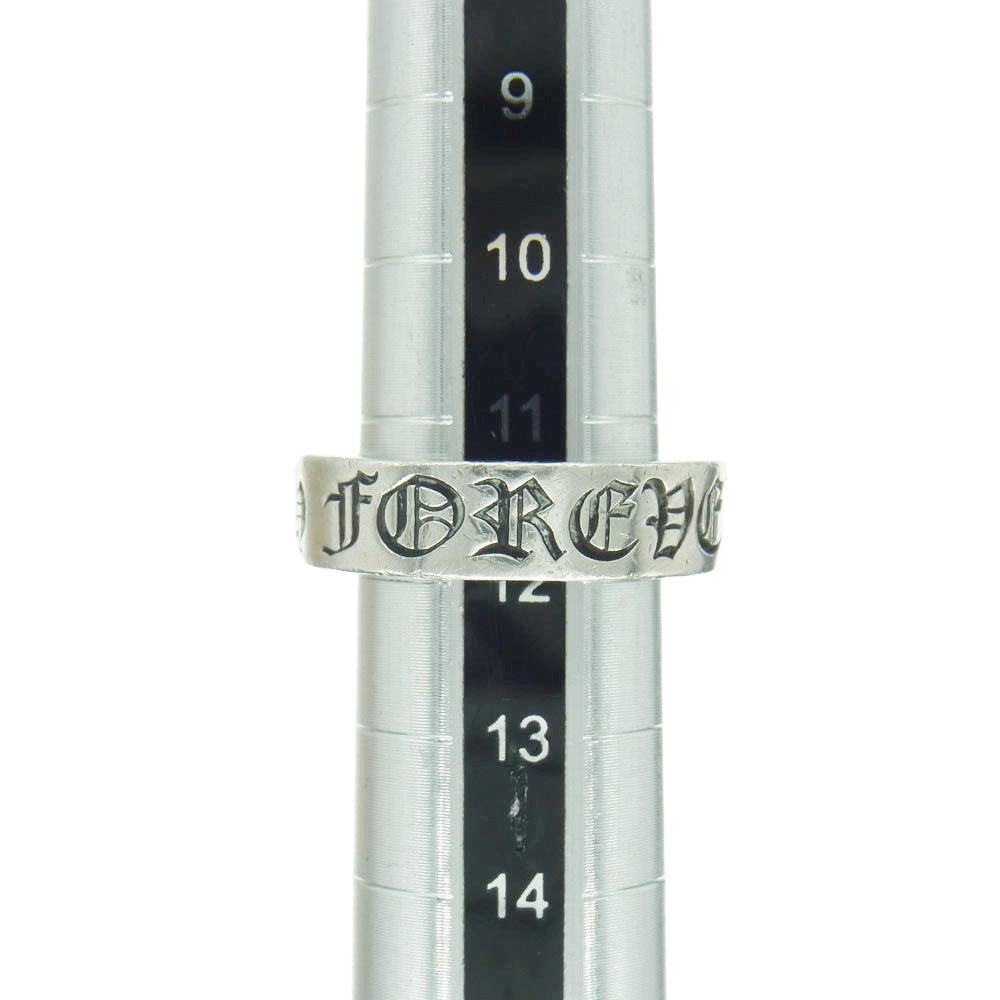 CHROME HEARTS クロムハーツ（原本無） 6mm SPACER FOREVER スペーサー フォーエバー リング シルバー系 12号【中古】