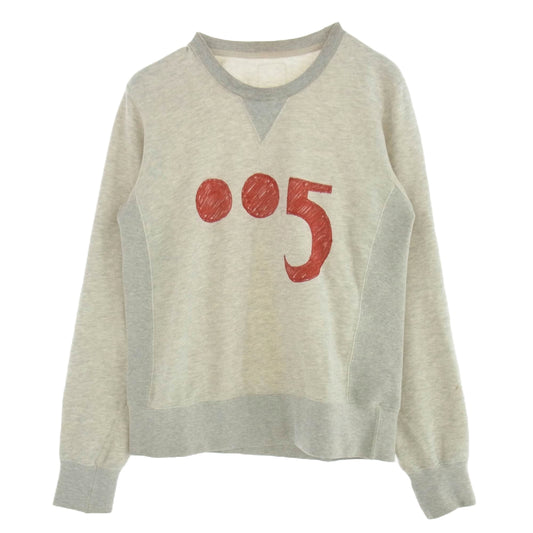 VISVIM ビズビム 0117206010039 フロント プリント 005 スウェット トレーナー グレー系 1【中古】