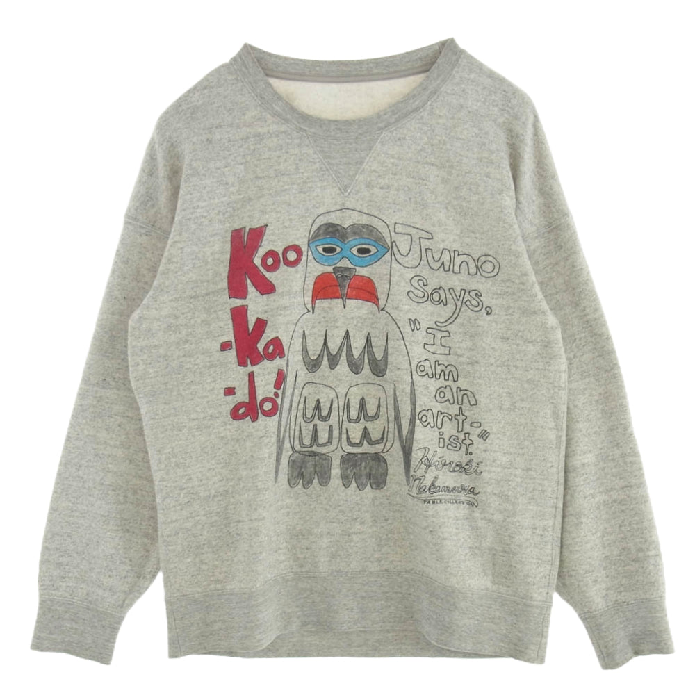 VISVIM ビズビム 20AW 0119405010003 JUMBO CREW L/S Sweat ジャンボ ロングスリーブ クルーネック スウェット グレー系 1【中古】