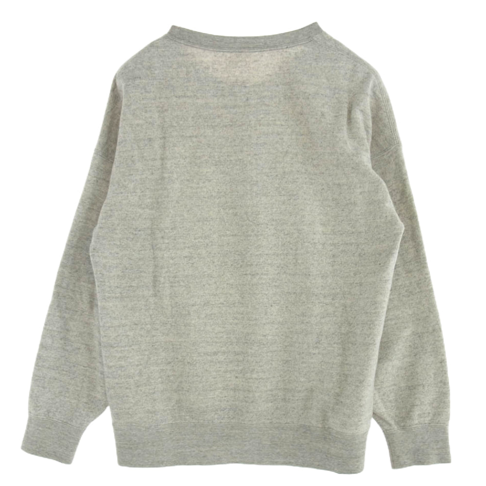 VISVIM ビズビム 20AW 0119405010003 JUMBO CREW L/S Sweat ジャンボ ロングスリーブ クルーネック スウェット グレー系 1【中古】