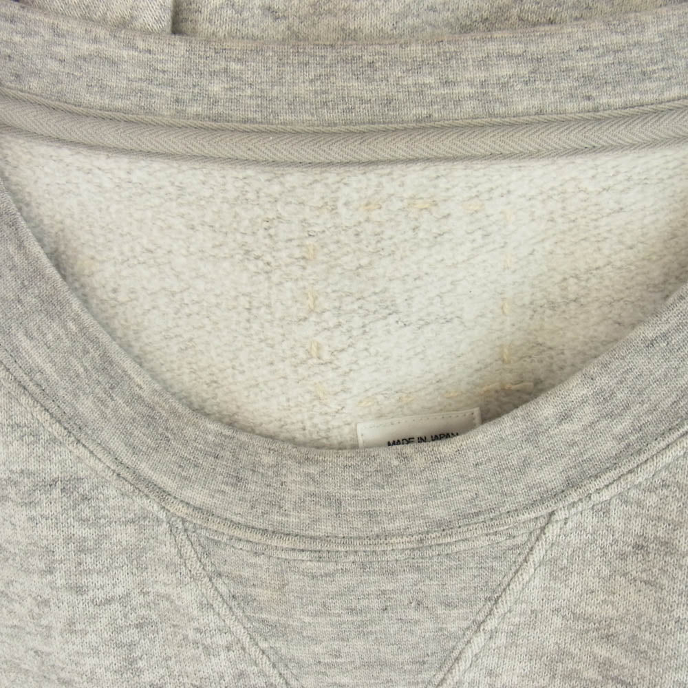VISVIM ビズビム 20AW 0119405010003 JUMBO CREW L/S Sweat ジャンボ ロングスリーブ クルーネック スウェット グレー系 1【中古】