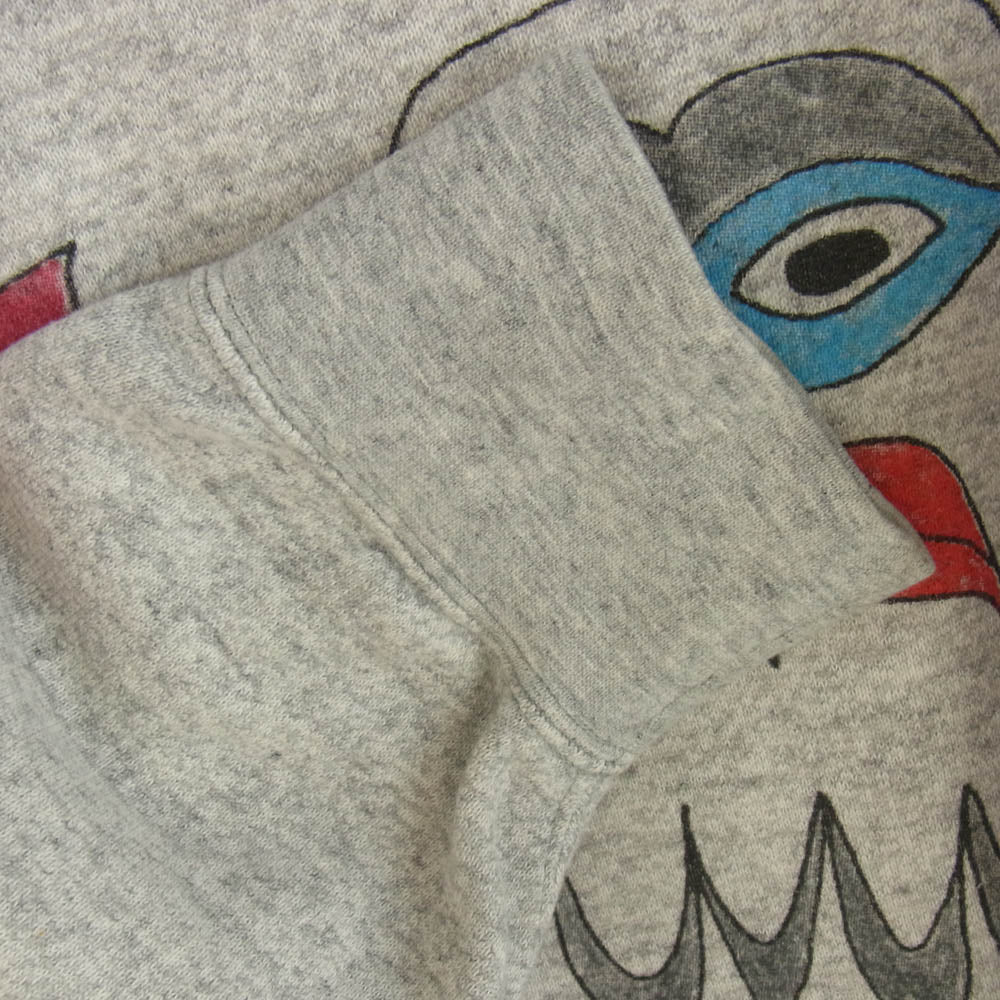 VISVIM ビズビム 20AW 0119405010003 JUMBO CREW L/S Sweat ジャンボ ロングスリーブ クルーネック スウェット グレー系 1【中古】