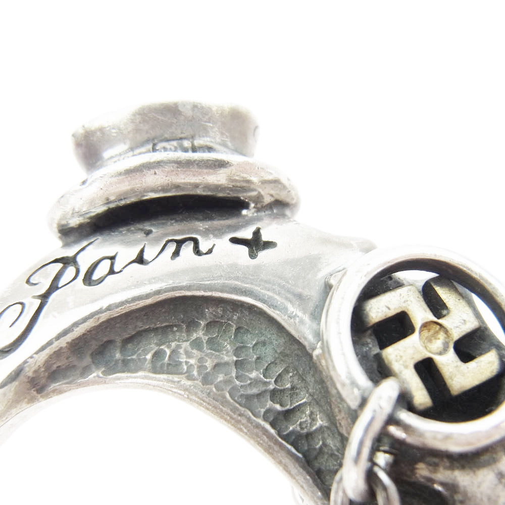 GALCIA ガルシア カスタム品 スカル キーフック キーホルダー シルバー シルバー系【中古】